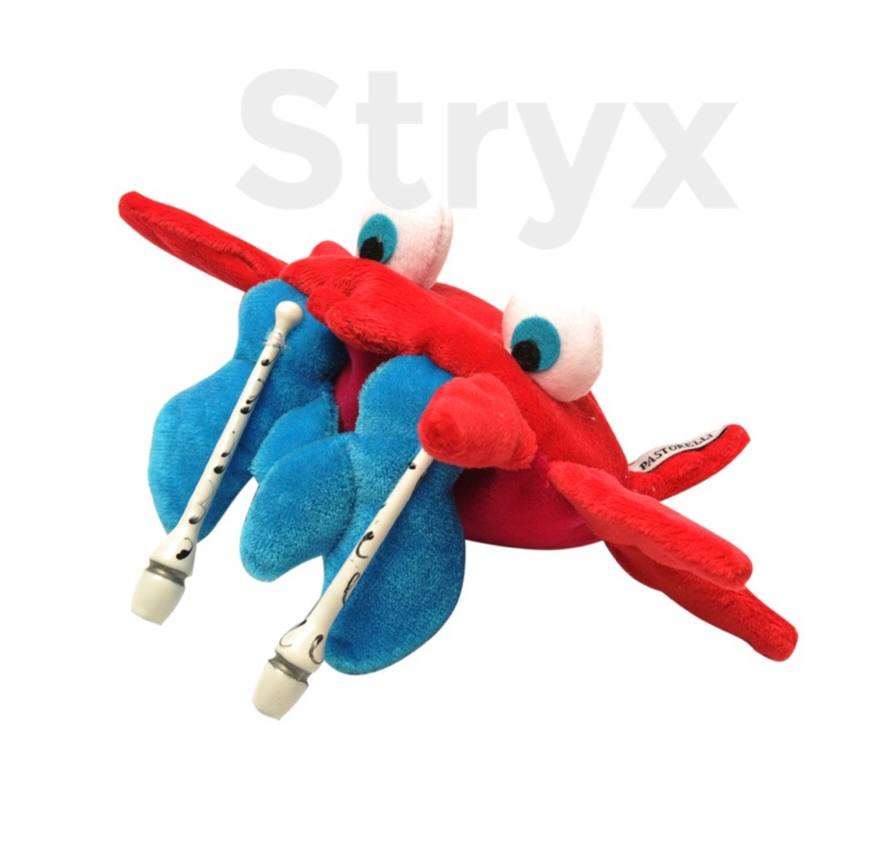 GYMNASTIC TOY I CRAB WITH CLUBS I PASTORELLI