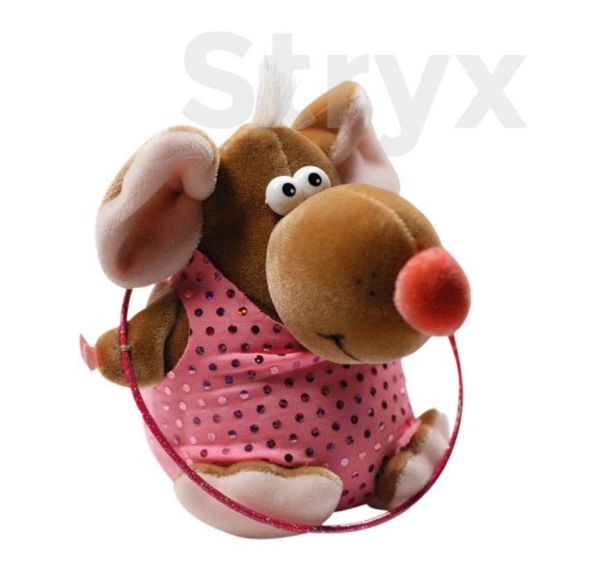 GYMNASTIC TOY I MOUSE WITH HOOP I PASTORELLI