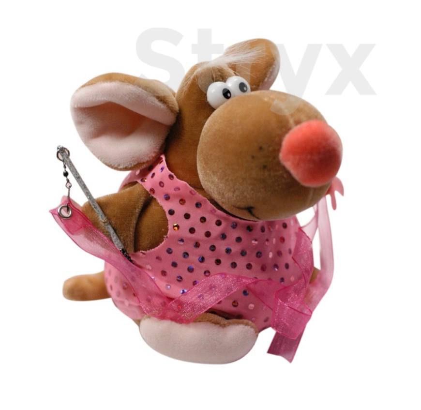 GYMNASTIC TOY I MOUSE WITH RIBBON I PASTORELLI