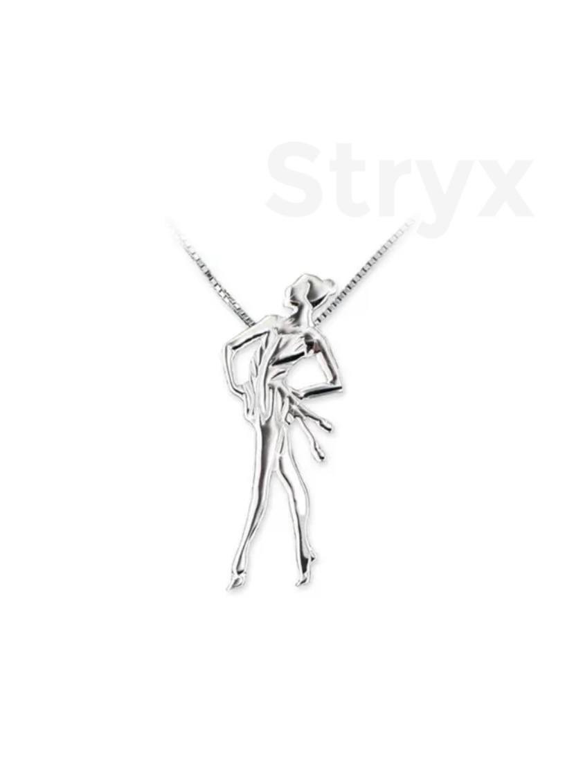 NECKLACE WITH CLUBS IN 925 SILVER.PASTORELLI