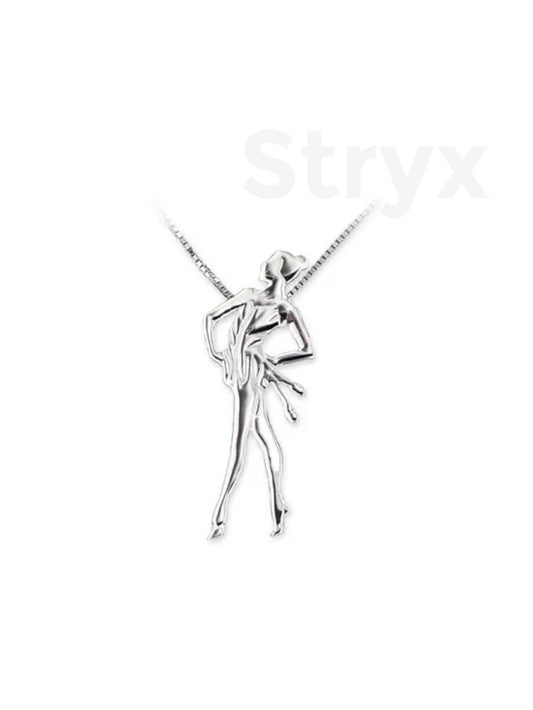 NECKLACE WITH CLUBS IN 925 SILVER.PASTORELLI