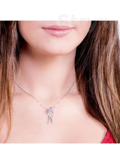 NECKLACE WITH CLUBS IN 925 SILVER.PASTORELLI